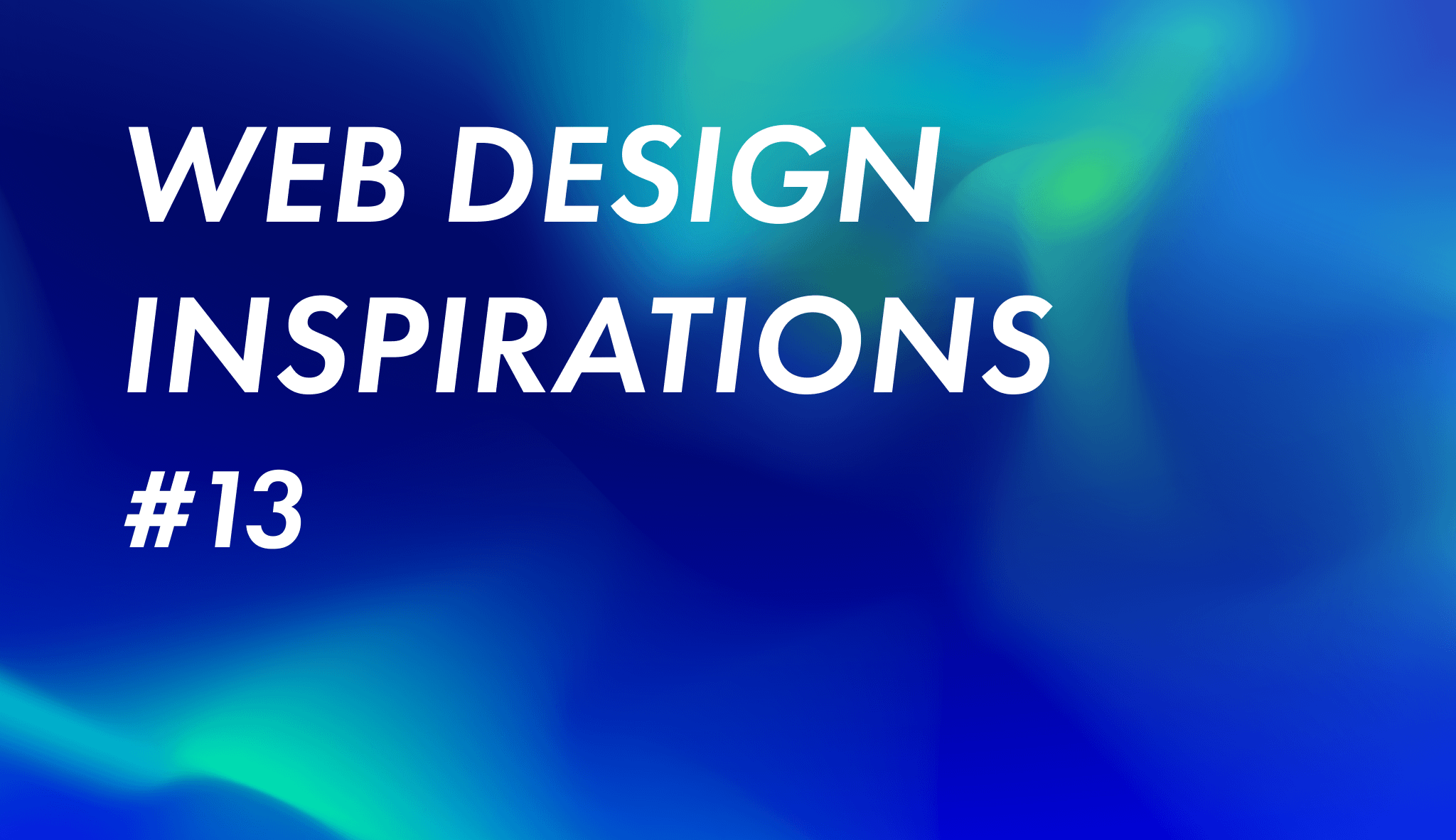 Web Design Inspirations #13